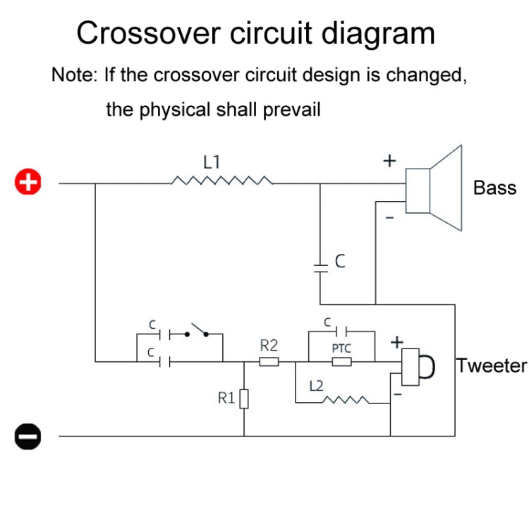 High And Low 2-Way Audio Crossover Stage Speaker Conversion Divider — view 5