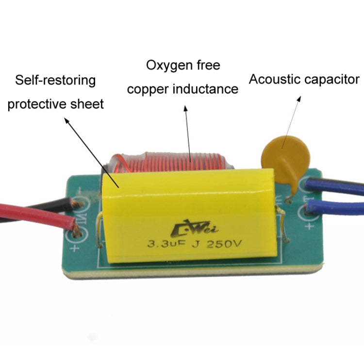 WEAH-T-4 Car Modification Tweeter Crossover Hi-Fi Audio Divider — view 5