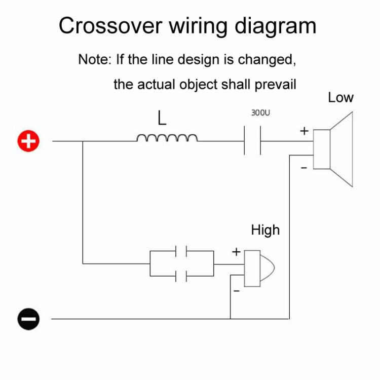 High And Low 2-Way Audio Crossover Hi-Fi Speaker Conversion Divider — view 6