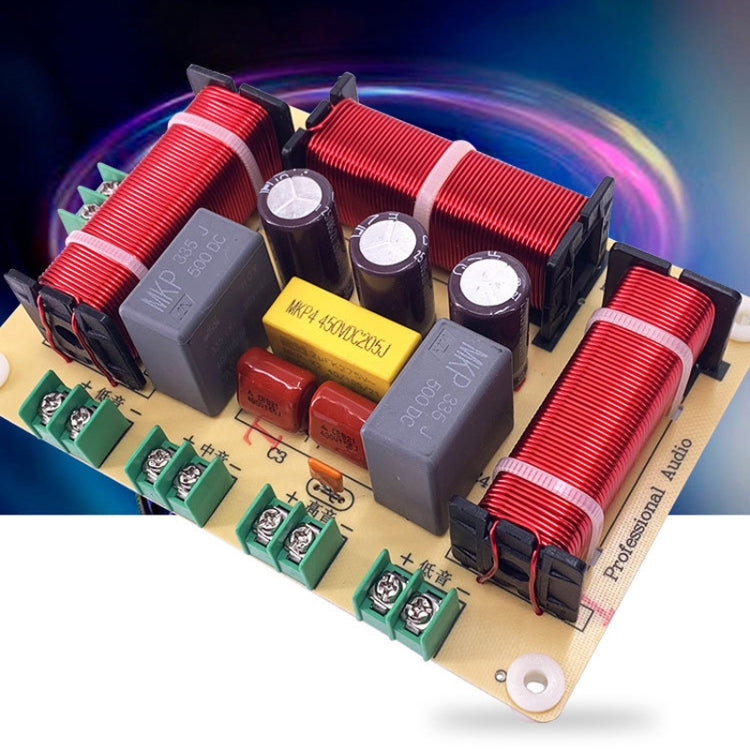 One High One Medium Two Low 4-Way Speaker Crossover Audio Modification Divider — RCEDA-406