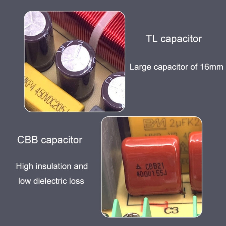 One High One Medium Two Low 4-Way Speaker Crossover Audio Modification Divider — view 7