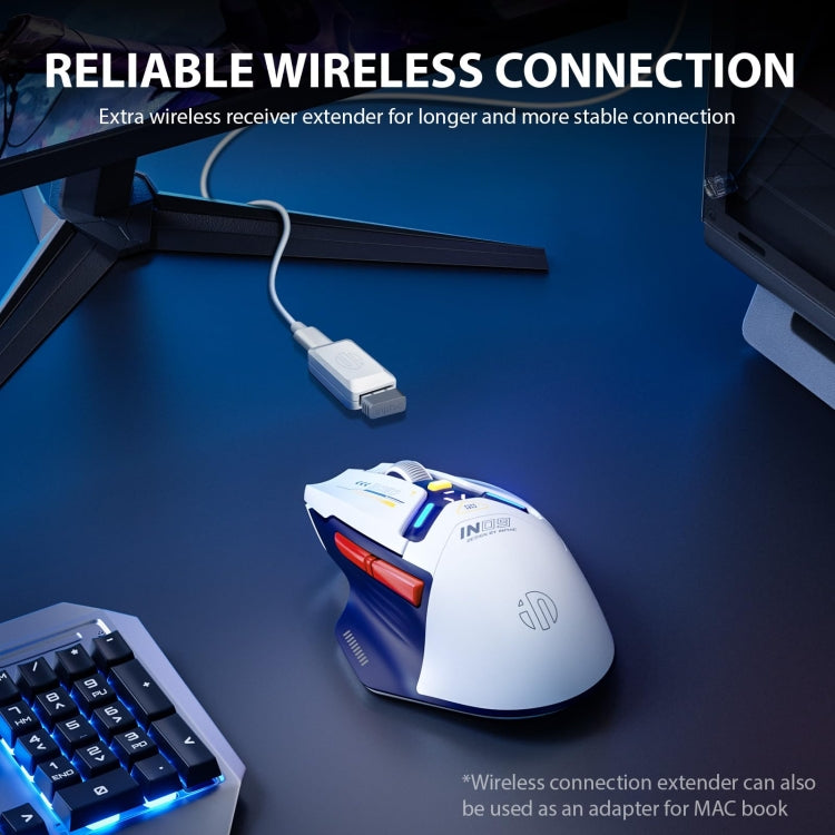 Inphic IN9 Tri-mode Wireless Bluetooth Gaming Office Computer Mouse