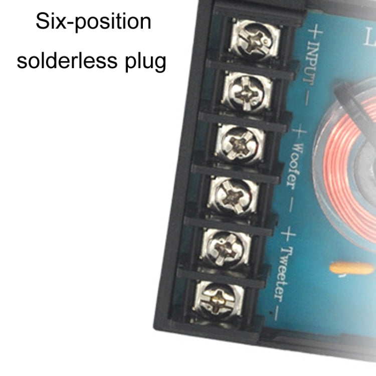 WEAH-2001 High And Low 2-Way Audio Crossover Car Speaker Conversion Divider — view 6