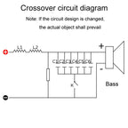220W Single Pure Bass Crossover Board Hi-Fi Speaker Conversion Divider — view 8
