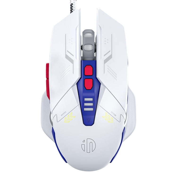 Inphic W9P Glowing Computer Gaming Wired Mouse — Silent Version