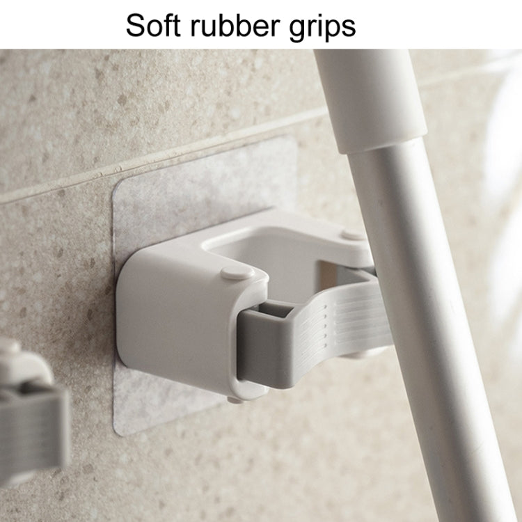 Bathroom No-Punch Mop Hook Household Broom Wall Mounted Fixing Clip — view 6