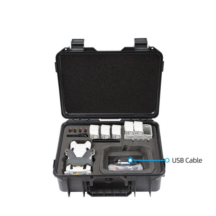 For DJI Mini 4 Pro Drone Suitcase Explosion-proof Box Compatible with RC 2 & RC-N2