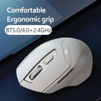 Inphic DR6 2.4G Wireless + Bluetooth 5.0/4.0 Tri-mode Charging Mute Office Gaming Computer Mouse — view 3