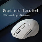 Inphic DR6 2.4G Wireless + Bluetooth 5.0/4.0 Tri-mode Charging Mute Office Gaming Computer Mouse — view 4