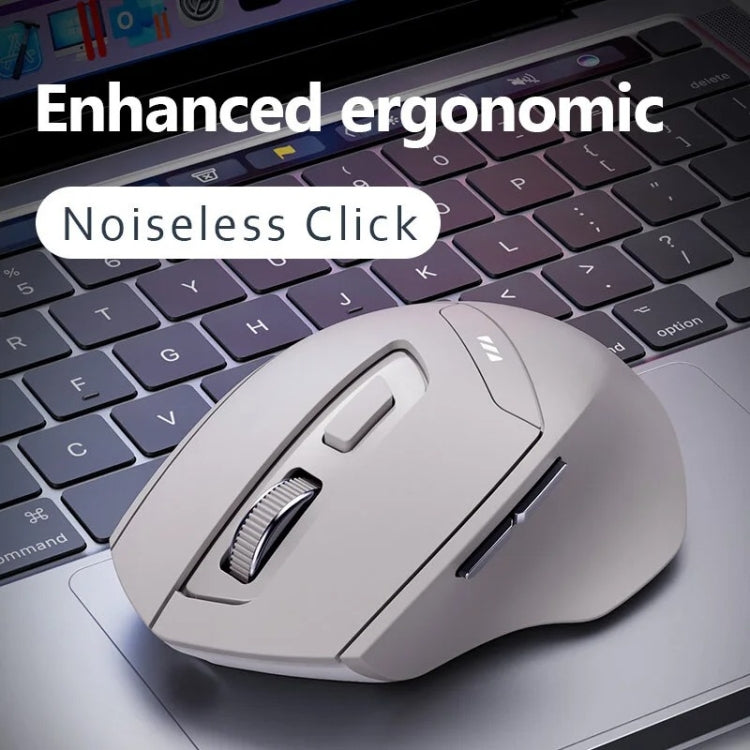 Inphic DR6 2.4G Wireless + Bluetooth 5.0/4.0 Tri-mode Charging Mute Office Gaming Computer Mouse — view 5