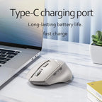 Inphic DR6 2.4G Wireless + Bluetooth 5.0/4.0 Tri-mode Charging Mute Office Gaming Computer Mouse — view 6
