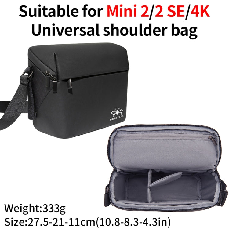 For DJI Mini 4K / Mini 2 SE / Mini 2 Portable Waterproof Shoulder Bag Messenger Bag
