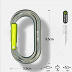 XINDA HH-9769 22/24kN High-strength Outdoor Rock Climbing Load-bearing Lock