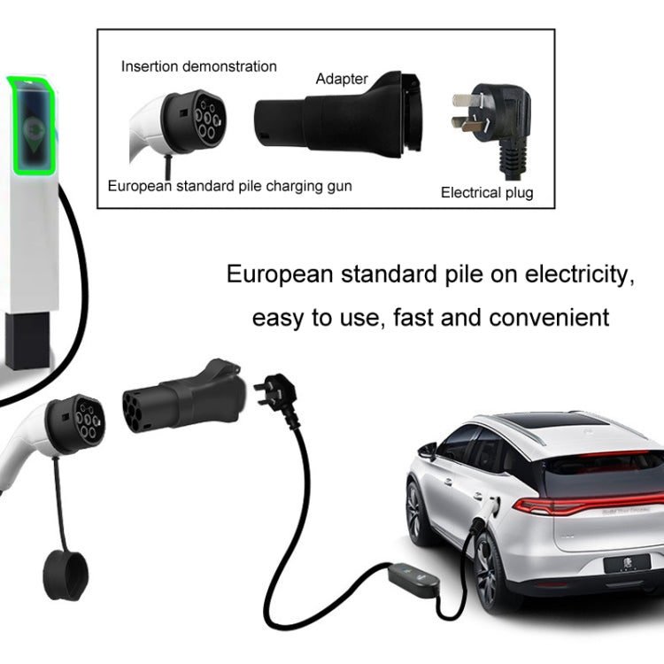 EU Standard Power Supply TYPE2 Charging Pile Converter Plug