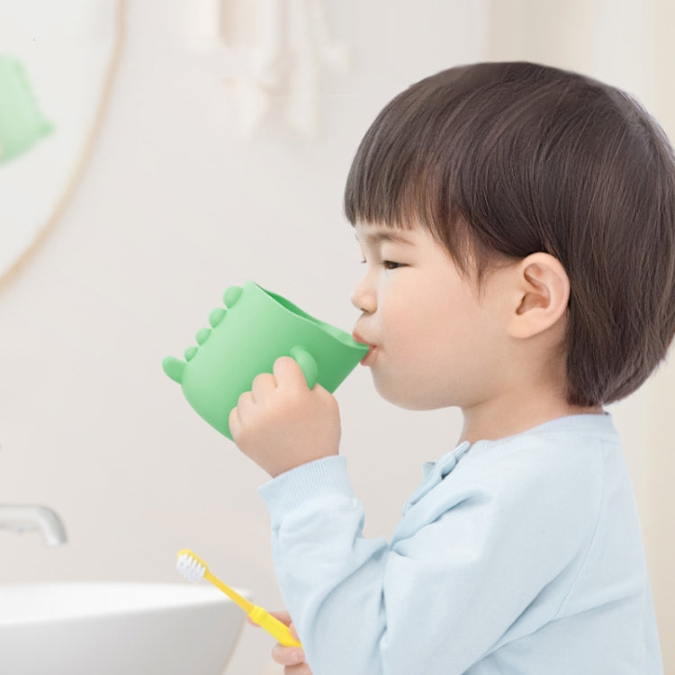 Water Mug Brushing Cup Baby Home Cute Cartoon Drop-Proof Eco-Friendly Dinosaur Cup — view 11