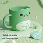 Water Mug Brushing Cup Baby Home Cute Cartoon Drop-Proof Eco-Friendly Dinosaur Cup — view 7
