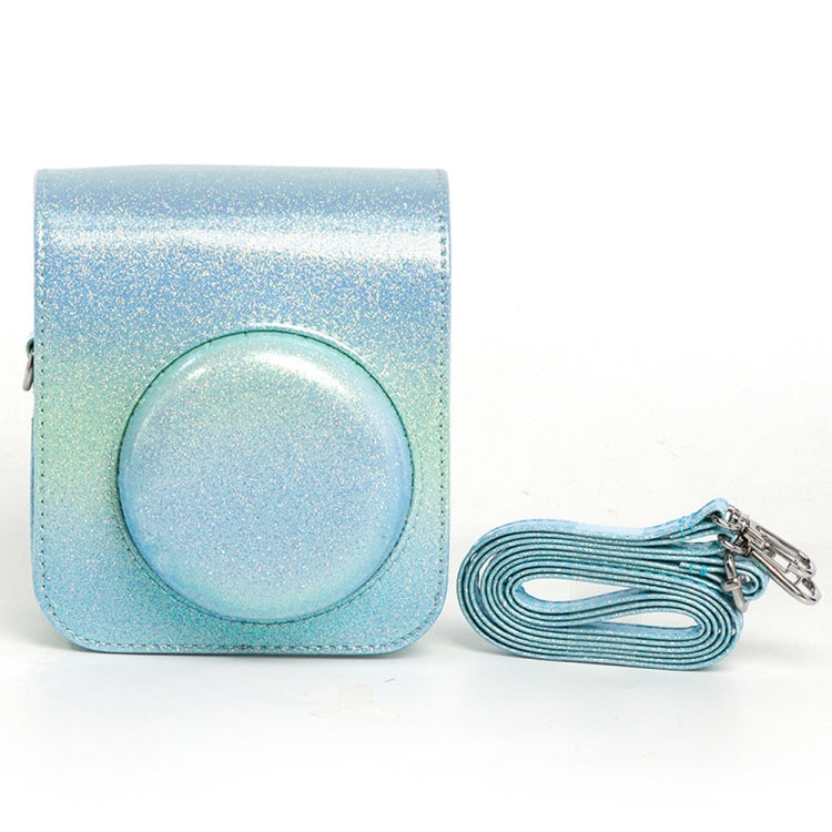 Colorful Starry Sky Camera Protection Bag For Fujifilm Instax Mini 12 — Blue Pink