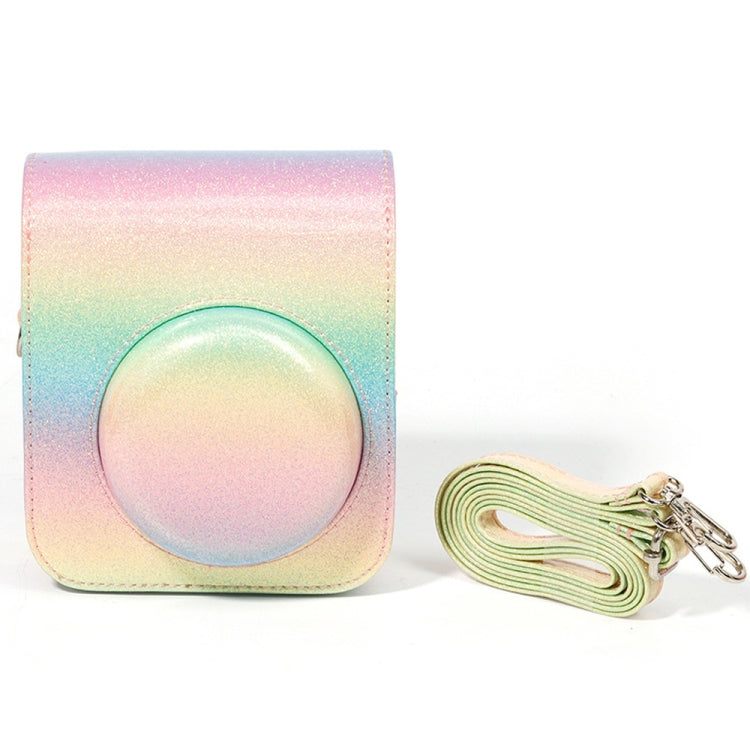 Colorful Starry Sky Camera Protection Bag For Fujifilm Instax Mini 12 — Blue Green