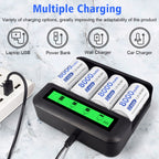 Eight-Slot LCD Multifunctional Battery Charger AA / AAA / C / D Charger — view 4