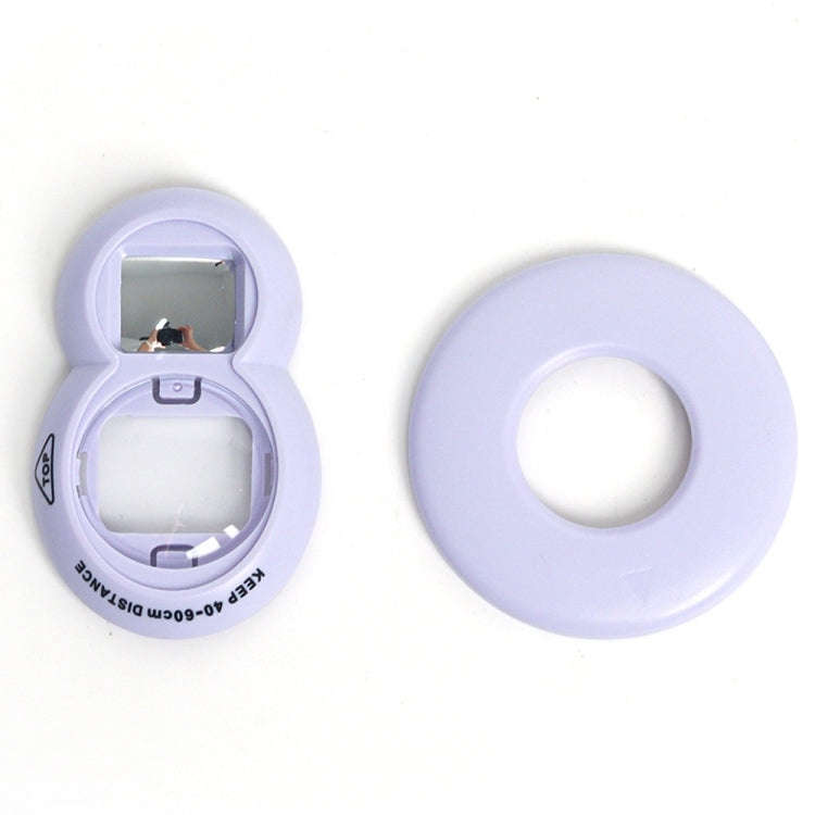 For Fujifilm instax Mini 7+/SE Selfie Filter Auxiliary Ring Set — Pink