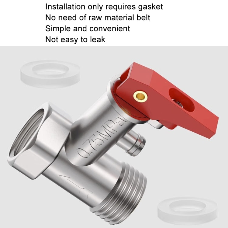 Pressure Relief Valve For Electric Water Heater Pressure Reducing Exhaust Valve Household Check Valve