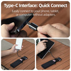 TELESIN USB-C / Type-C 2-in-1 SD / TF Card Reader Storage Box for Smartphones PC Camera — view 7