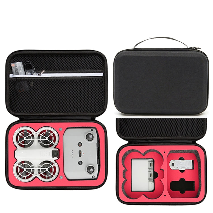 For DJI Neo Fly More Combo Carrying Case Handbag Protective Box — Gray + Black Inner