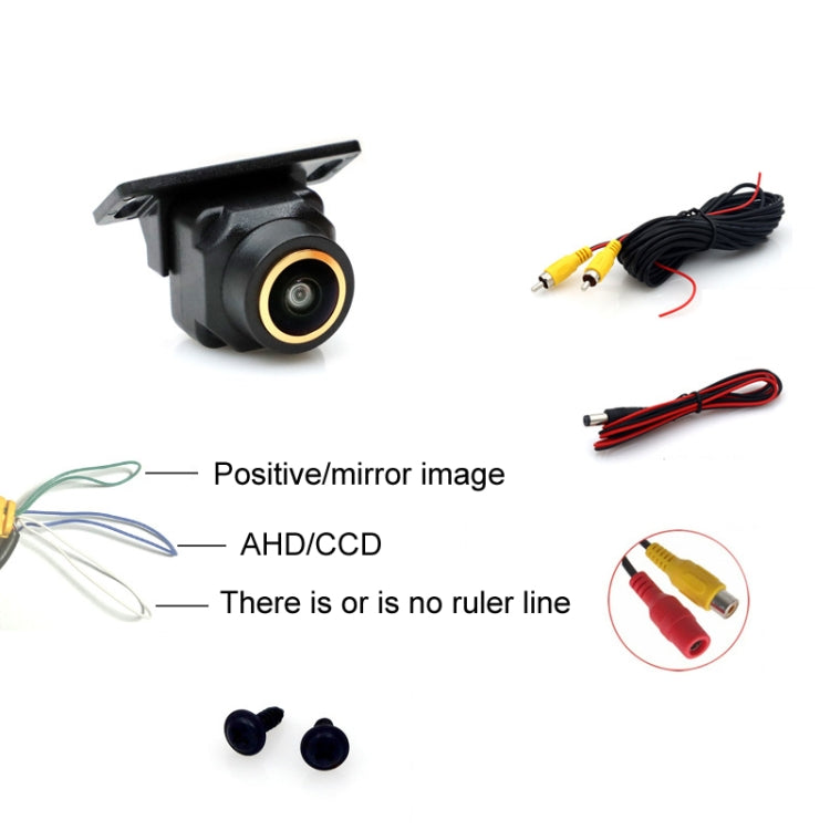 AHD1080P Car Universal HD Night Vision Rear View Reversing Three-Control Fisheye Camera — AHD720P Panoramic