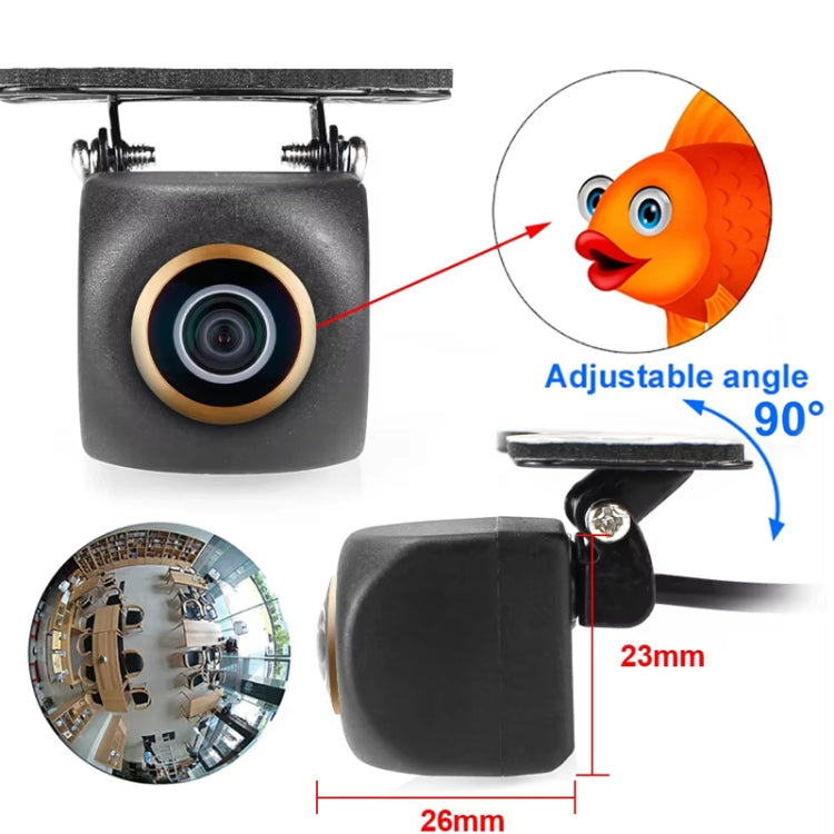 AHD1080P Car Universal HD Night Vision Rear View Reversing Three-Control Fisheye Camera — view 8