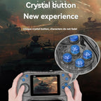 Q8 Handheld Game Console 3.0 Inch Screen Support TV Connection Built In 800 Games, Singles Transparent Blue, Singles Transparent Purple, Doubles Transparent Gray, Doubles Transparent Blue, Doubles Transparent Purple