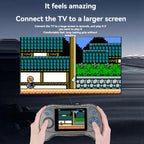 Q8 Handheld Game Console 3.0 Inch Screen Support TV Connection Built In 800 Games, Singles Transparent Blue, Singles Transparent Purple, Doubles Transparent Gray, Doubles Transparent Blue, Doubles Transparent Purple