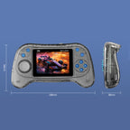 Q8 Handheld Game Console 3.0 Inch Screen Support TV Connection Built In 800 Games, Singles Transparent Blue, Singles Transparent Purple, Doubles Transparent Gray, Doubles Transparent Blue, Doubles Transparent Purple