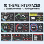 HUD Head-up Display OBD LCD Mileage Speedometer
