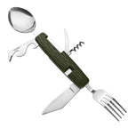 6-Opening Multifunctional Outdoor Camping Detachable Folding Tableware