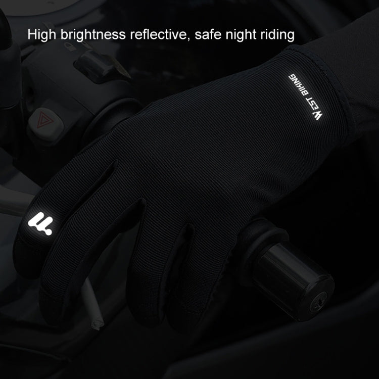 WEST BIKING Cycling Anti-slip Breathable Touch Screen Gloves