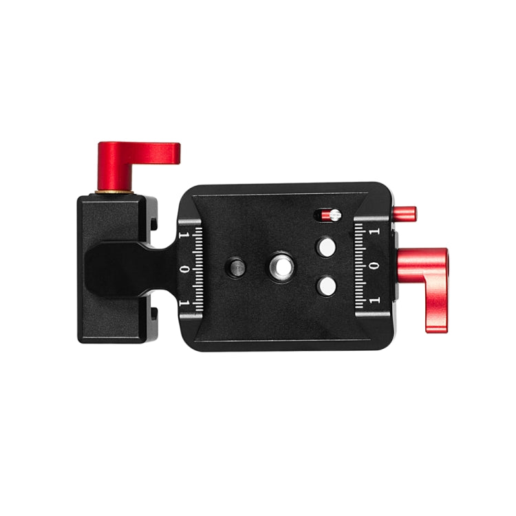 For DJI Ronin RS 3 Pro / RS 3 / RS 2 Vertical Shooting Plate Mount Stabilizer Accessories — Gray