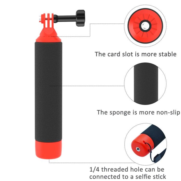 with 1/4 Inch Screw and Thread For Action Camera Accessories, Water Floating Grip