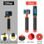 with 1/4 Inch Screw and Thread For Action Camera Accessories, Water Floating Grip