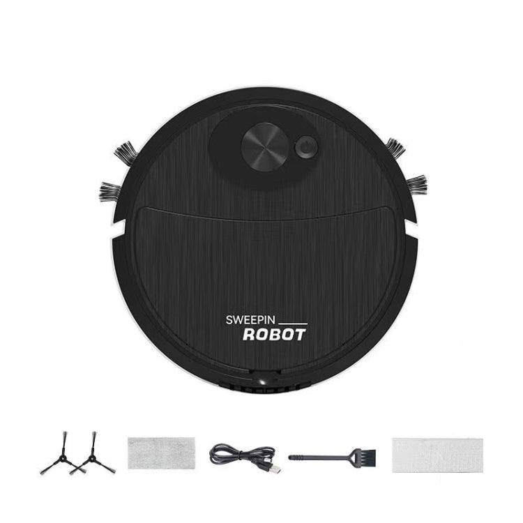 Intelligent Sweeping Robot Sweeping Mopping Suction 3 In 1 Cleaning Machine — 8088 White