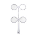 Children Vision Training Adjustable Interpupillary Distance Flip Racket