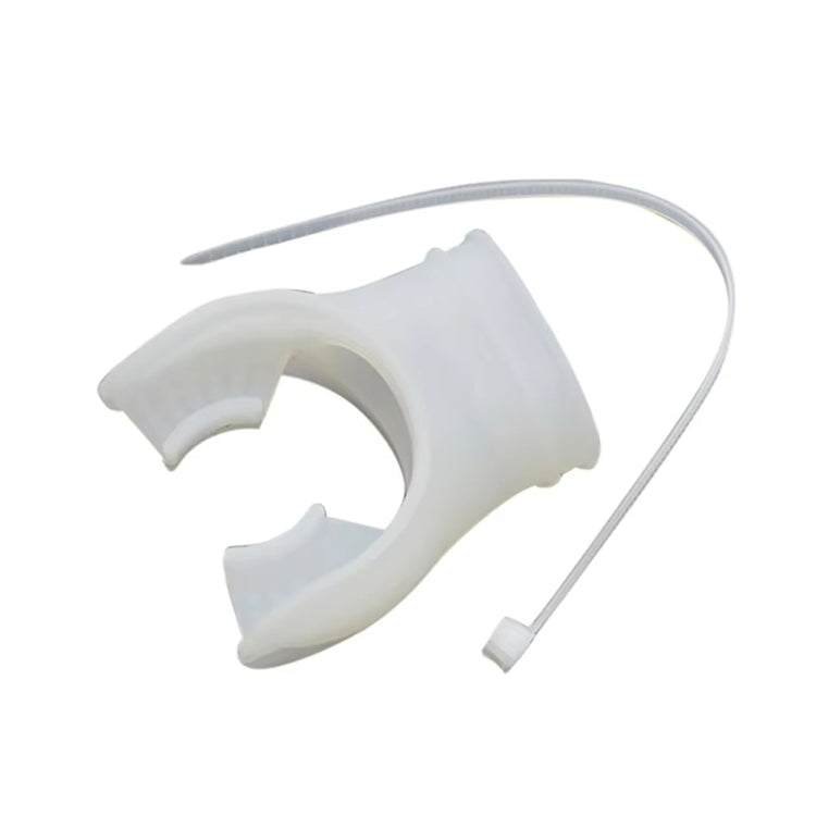 Diving Snorkel Mouthpiece Silicone Scuba Equipment — Gray