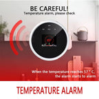 Tuya WiFi Gas Leak Detector With Temperature Clock Function Support Human Voice Alarm