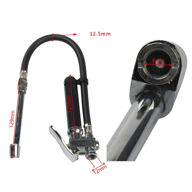Hand-Held Inflatable Tire Pressure Rod For Car Motorcycle Tires