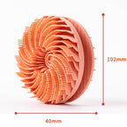 Double-Sided Silicone Cleaning Bath Brush Multifunctional Massage Shower Brush — view 4
