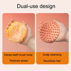 Double-Sided Silicone Cleaning Bath Brush Multifunctional Massage Shower Brush — view 8