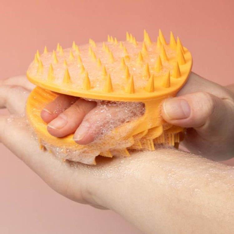 Double-Sided Silicone Cleaning Bath Brush Multifunctional Massage Shower Brush — view 9