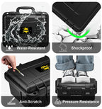 DEVASO For Switch / OLED IP67 Waterproof Storage Case Hardshell Bag