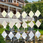 Balcony Laser Reflective Bird Repellers Garden Decoration Bird Repellent Ribbon — Diamond Shape