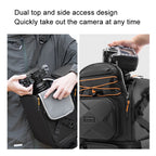 Cwatcun D132 DSLR Camera Backpack Hard-shell Crashproof Waterproof Decompression Shoulder Photo Bag — view 9