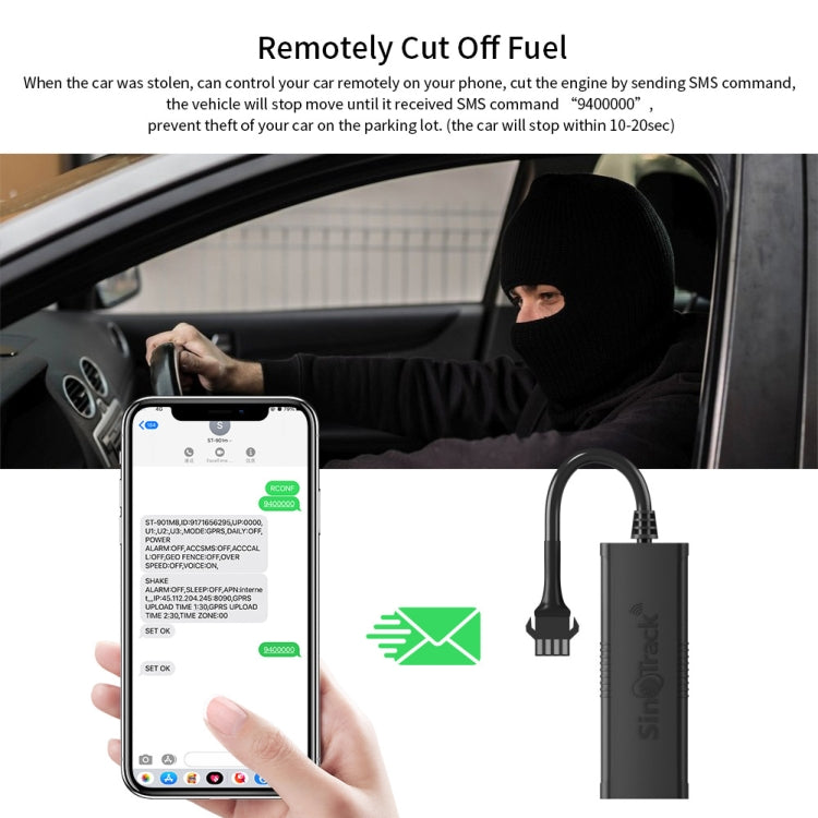 SinoTrack GPS Vehicle-Mounted Motorcycle Car Positioning Tracker